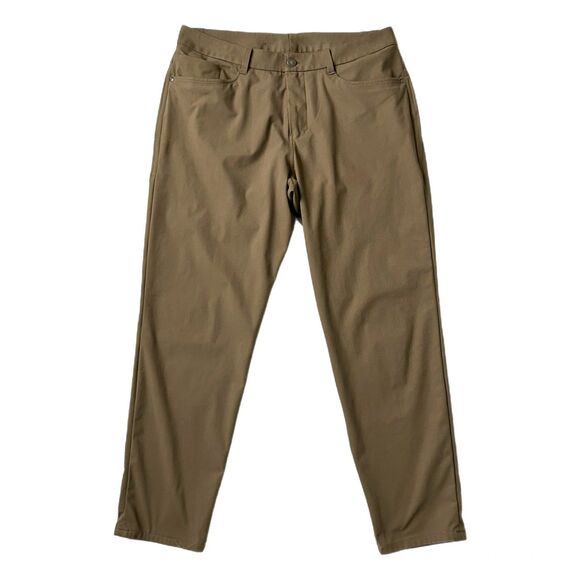 Lululemon Men's ABC Slim-Fit Pant Warpstreme in Artifact Size 34 - Picture 1 of 6